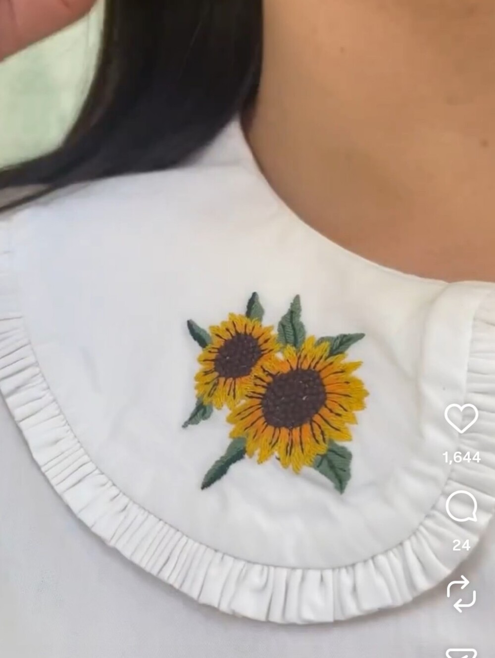 Lucy & Yak Ida Blouse: ORGANIC COTTON - Sunflower - Sunflower / UK 8 Nwt - Picture 3 of 3